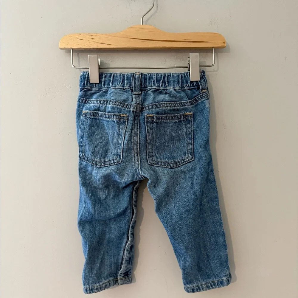 $12 ADD ON Baby Gap‎ Straight Leg Medium Wash Jeans Vintage 12-18M Zara